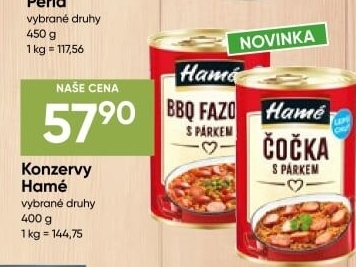 Konzervy Hamé