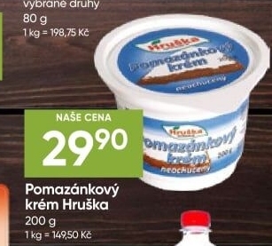Krém pomazánkový Hruška
