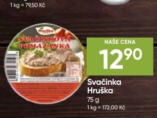 Paštika Svačinka Hruška