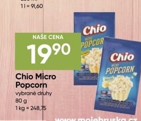 Popcorn do mikrovlnky Chio