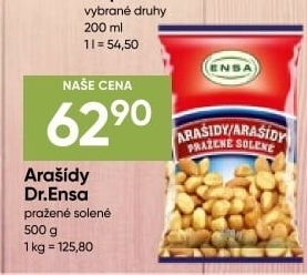 Pražené arašídy Ensa