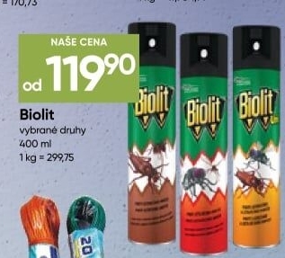 Přípravky proti hmyzu Biolit