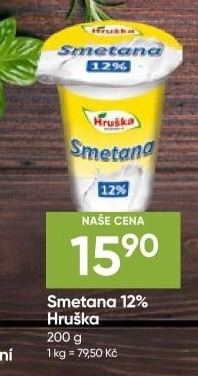 Smetana Hruška 12%