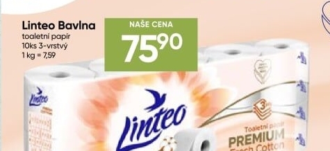 Toaletní papír 3vrstvý Linteo