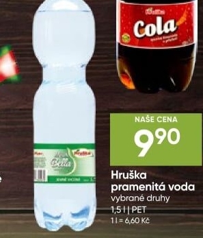 Voda stolní Hruška