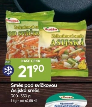 Zeleninová směs pod svíčkovou mražená Hruška