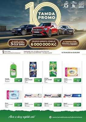 akční leták TAMDA FOODS 29.4.2026-5.5.2026