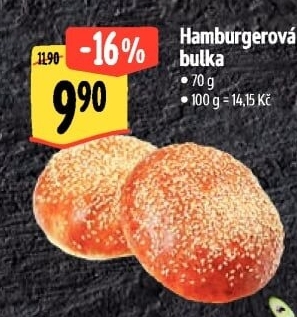 Bulka na hamburger