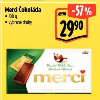 Čokoláda Merci