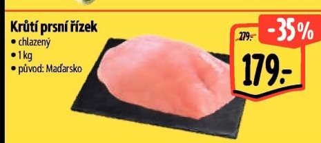 Krůtí prsní řízky