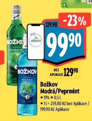 Likér Modrá Božkov