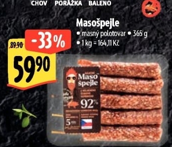 Masošpejle Láďa Grileman Kostelecké uzeniny