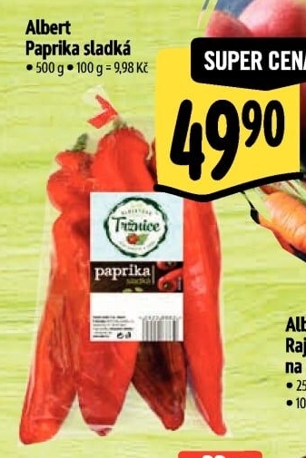 Paprika červená Albert