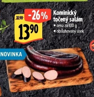 Salám kominický točený