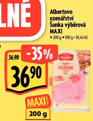 Šunka výběrová dušená Albertovo uzenářství