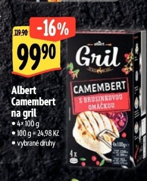 Sýr Camembert na gril Albert Gril