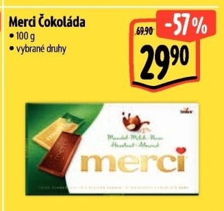 Čokoláda Merci