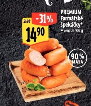 Farmářské špekáčky Premium