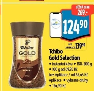 Instantní káva Tchibo Gold Selection