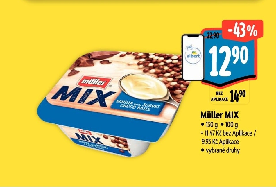 Jogurt Müller Mix
