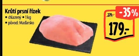 Krůtí prsní řízky