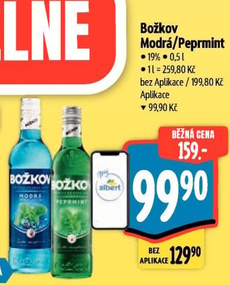 Likér Modrá Božkov