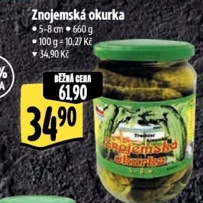 Okurky Znojemská okurka