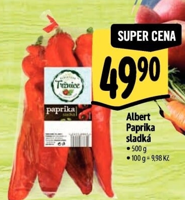 Paprika červená Albert