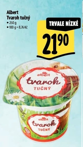Tvaroh tučný Albert