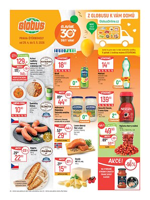 akční leták Globus 29.4.2026-5.5.2026