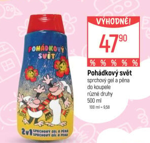 Dětský sprchový gel a pěna 2v1 Pohádkový svět