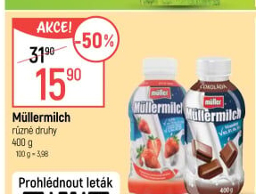 Nápoj mléčný Müllermilch Müller