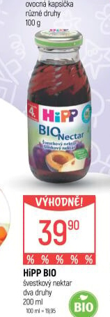 Nektar ovocný Bio HiPP