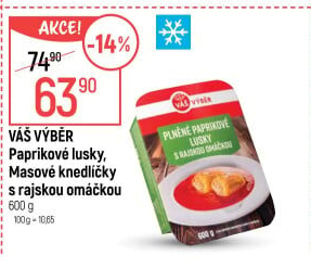 Paprikové lusky plněné s rajskou omáčkou Váš Výběr