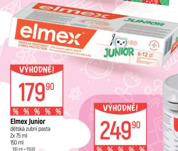 Pasta na zuby Junior Elmex