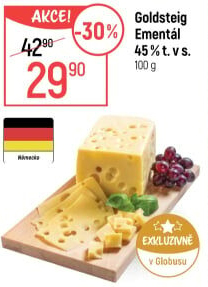 Sýr Ementál 45 % Goldsteig