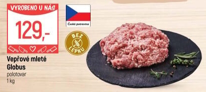 Vepřové mleté maso Globus