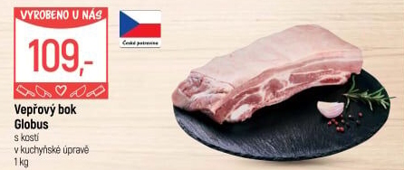 Vepřový bok s kostí Globus