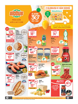 akční leták Globus 29.4.2026-5.5.2026