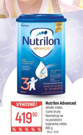 Kojenecká výživa Nutrilon