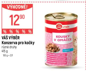 Konzerva pro kočky Váš Výběr