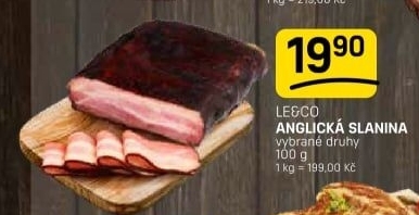 Anglická slanina LE&amp
