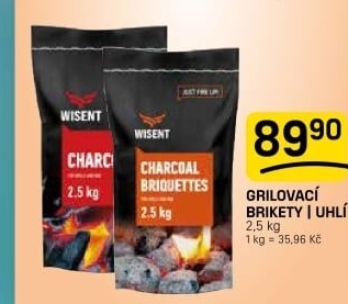 Grilovací brikety Wisent