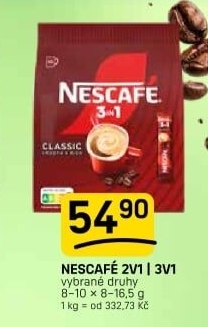 Instantní káva porcovaná 3v1 Nescafé