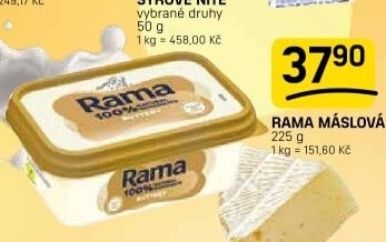 Margarín máslová příchuť Rama