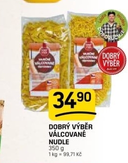 Nudle válcované Dobrý Výběr