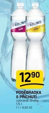 Ochucená voda Poděbradka