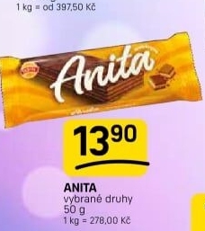 Oplatky Anita Sedita