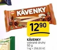 Oplatky Kávenky Sedita