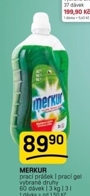 Prací prášek Merkur